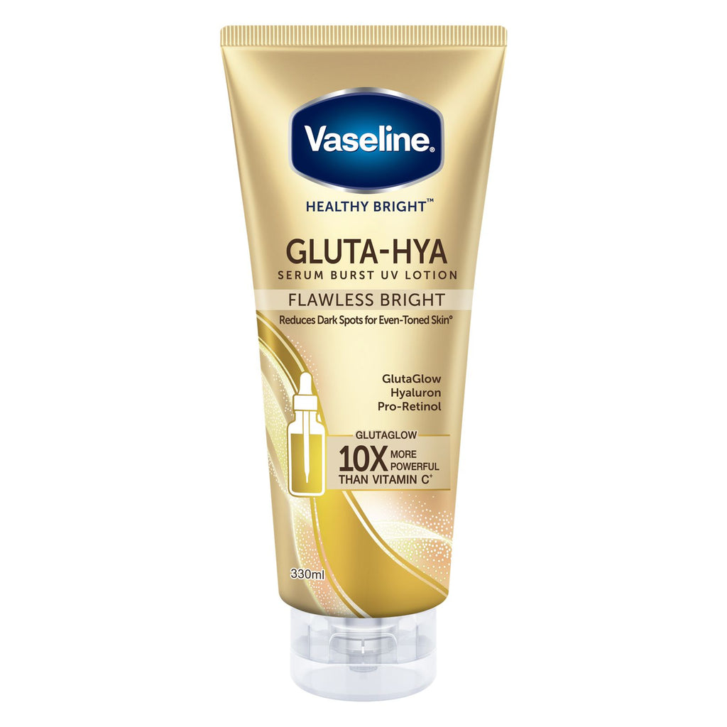 Vaseline Healthy Bright Gluta-Hya Serum Burst UV Lotion – Flawless Bright