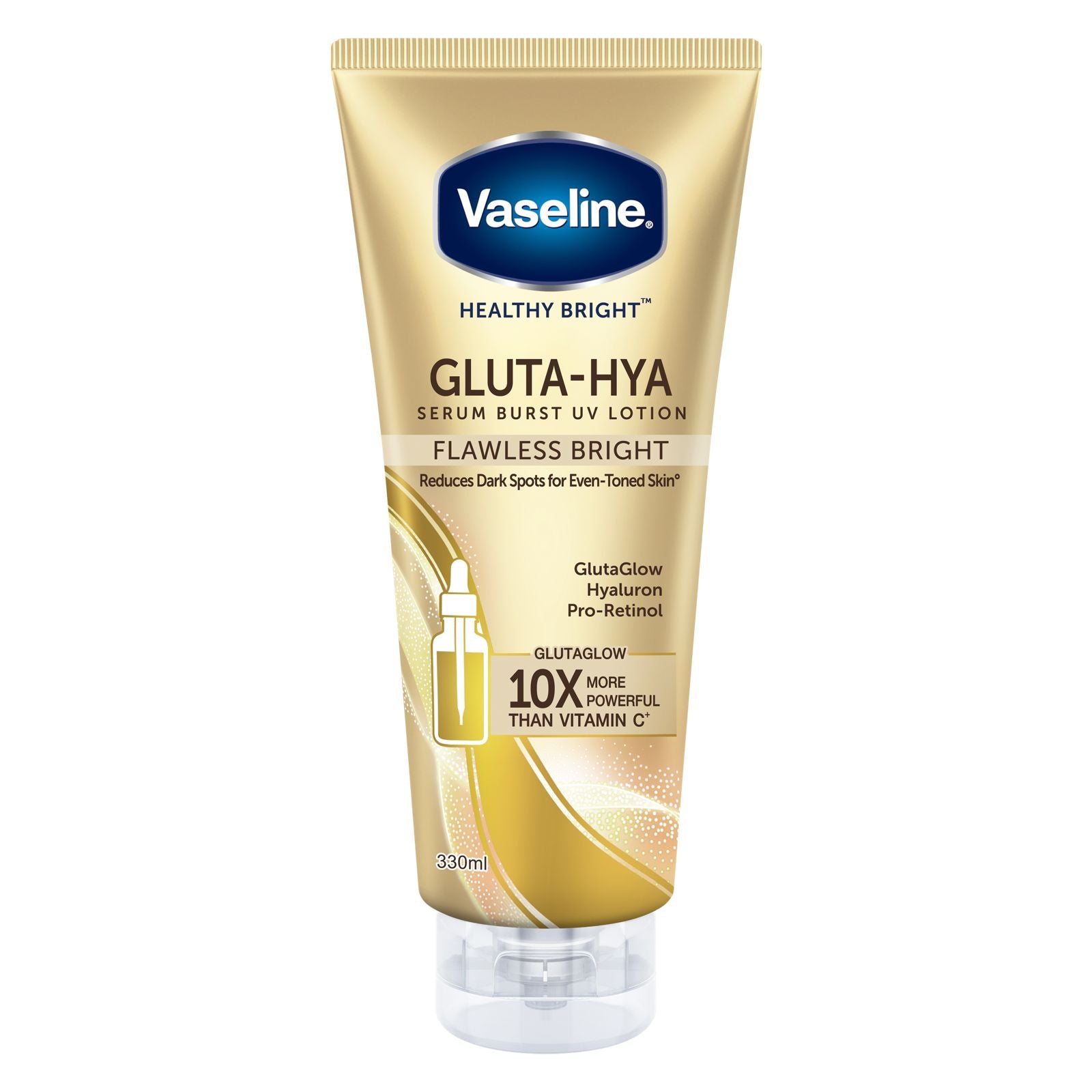 Vaseline Healthy Bright Gluta-Hya Serum Burst UV Lotion – Flawless Bright