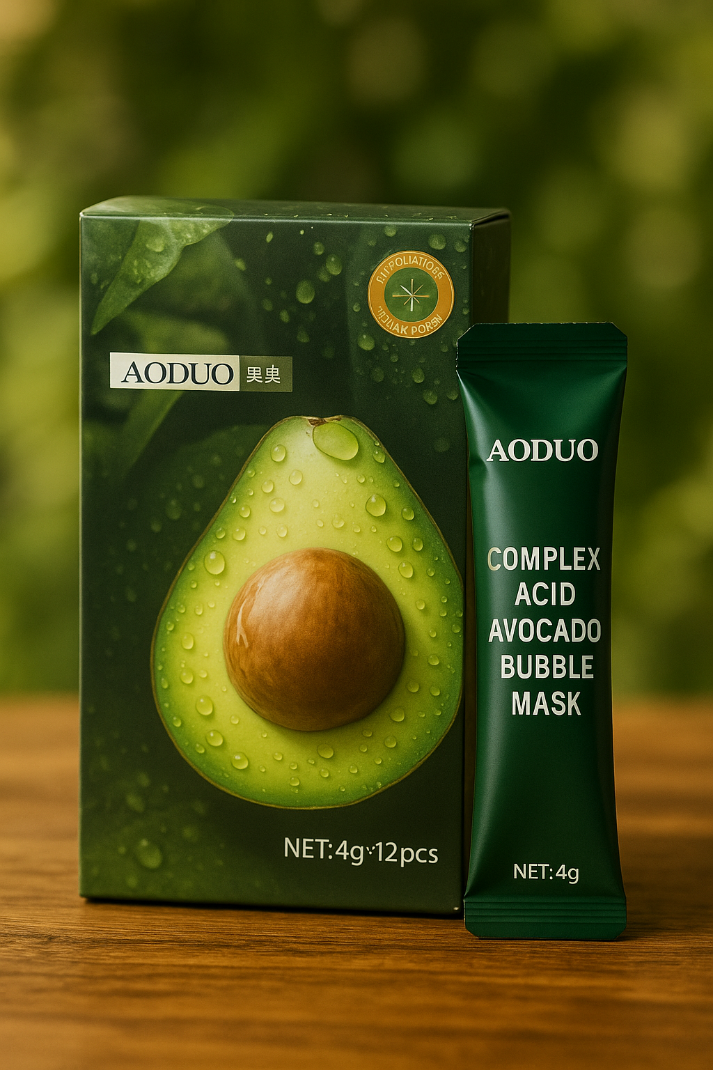AODUO Complex Acid Avocado Bubble Mask