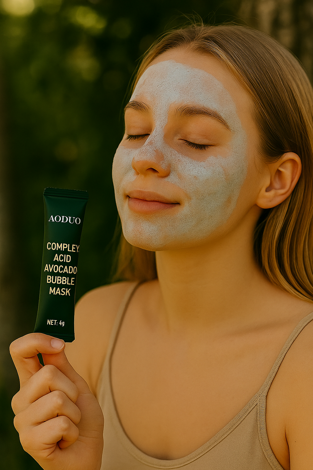 AODUO Complex Acid Avocado Bubble Mask